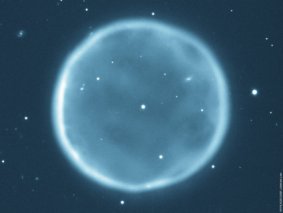La nébuleuse de la bulle bleu. Cliquez pour agrandir